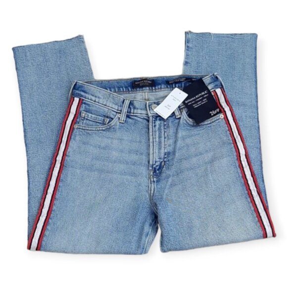 Banana Republic Denim - BNWT  Banana Republic Light Wash High Rise Straight Leg Ankle Cropped Jeans 26P